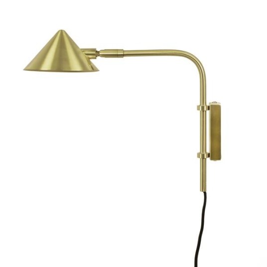 Watt & Veke Kelly Kort Vegglampe Gull