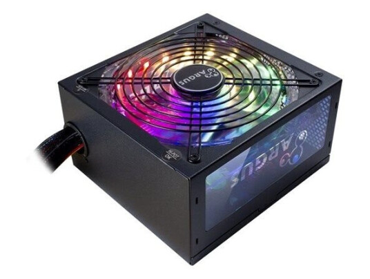 Inter-Tech Argus RGB-600W II Strømforsyning (PSU) - 600 Watt - 140 mm - 80 Plus Bronze sertifisert Inter-Tech Argus RGB-600W II Strømforsyning (PSU) - 600 Watt - 140 mm - 80 Plus Bronze sertifisert