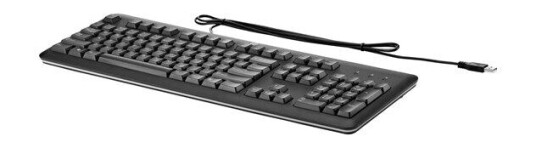 HP tastatur - Tastatur - Nordisk - Svart