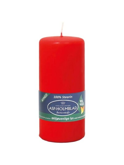 Asp Holmblad Miljvennlige Kubbelys Brilliant Red