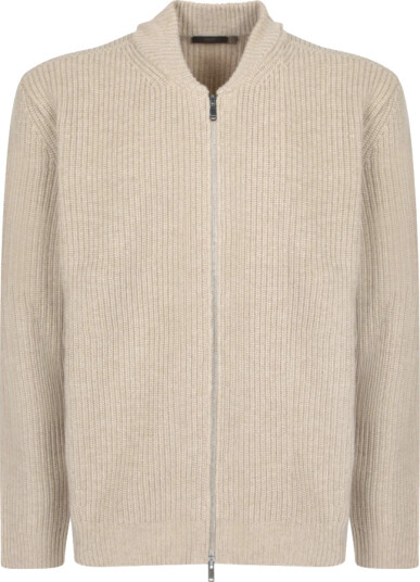Zanone Herre Strikkevarer Beige L, Zanone Herre Strikkevarer Beige L,