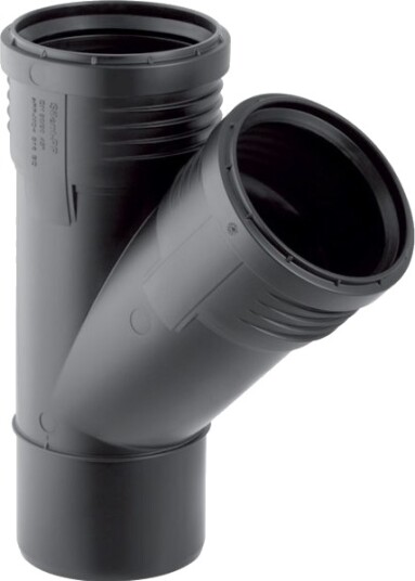 Geberit 90 x 50 mm x 45° Grenrør Silent PP