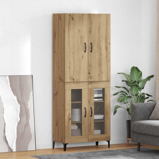 Høyskap Artisan Eik 69,5 x 34 x 180 cm Konstruert tre