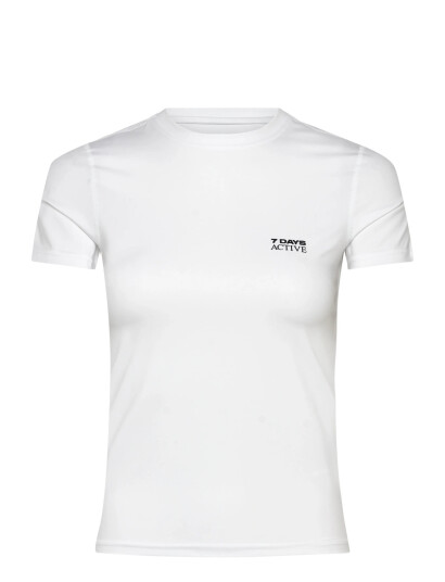 7 DAYS Active Womens Short Sleeve Training Tee - White - XS 7 DAYS Active Womens Short Sleeve Training Tee - White - XS