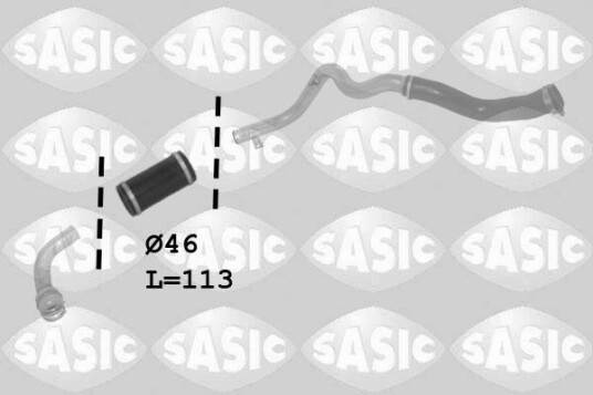 SASIC 3334062 Ladeluftslange