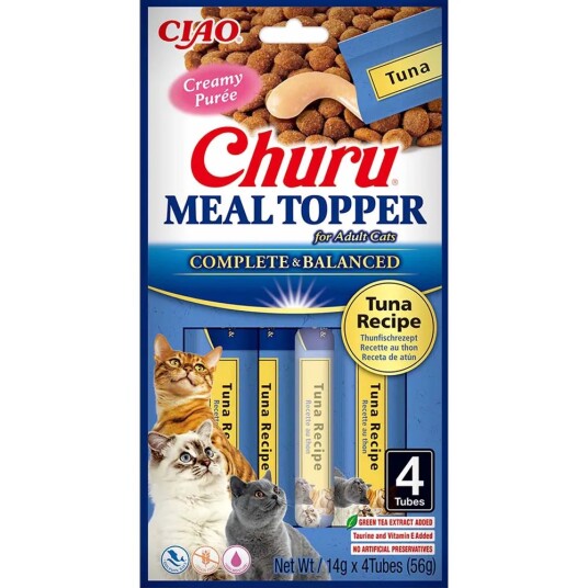 Churu Kattemat Topping Kremet Puré 4 Smaker