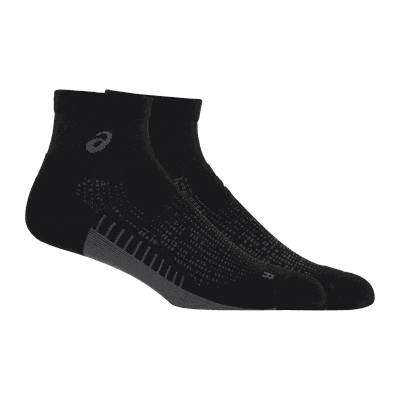 Asics Performance Run Quarter Sock løpesokk unisex Svart 47-50