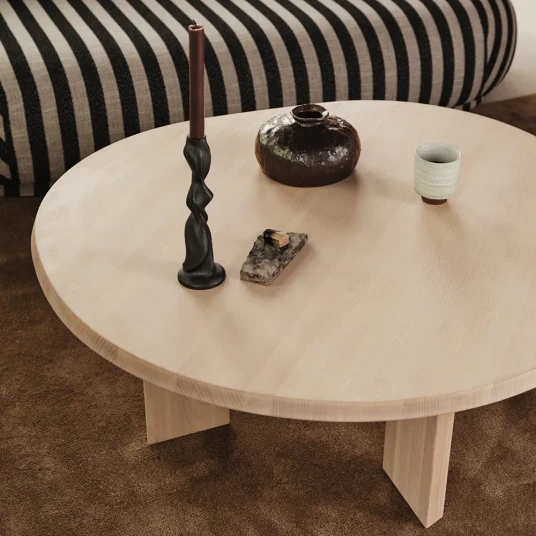 Ferm Living Tarn Salongbord White Oiled Beech Ferm Living Tarn Salongbord White Oiled Beech
