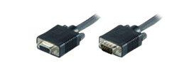 MicroConnect VGA-forlengelseskabel - HD-15 (VGA) (hann) til HD-15 (VGA) (hunn) - 5 m - formstøpt, tommelskruer