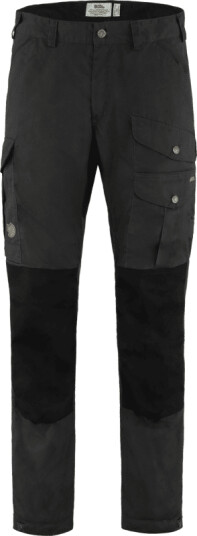 Fjellreven Men's Vidda Pro Trousers 48 Regular, Dark Grey-Black