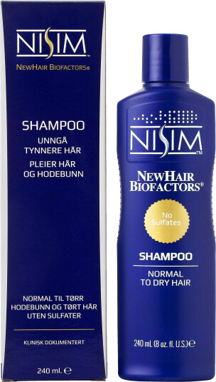 Nisim NewHair Bifoactor Sjampo mot Hårtap 240 ml for Normalt/Tørt Hår Nisim NewHair Bifoactor Sjampo mot Hårtap 240 ml for Normalt/Tørt Hår