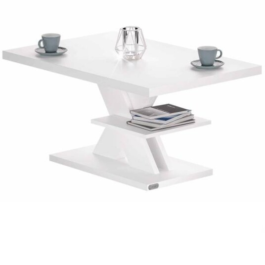 Salongbord Detroit 90x60x45cm - hvit