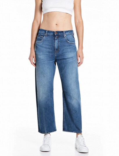 Replay Janie Trousers Barrel Blue 24 x 28