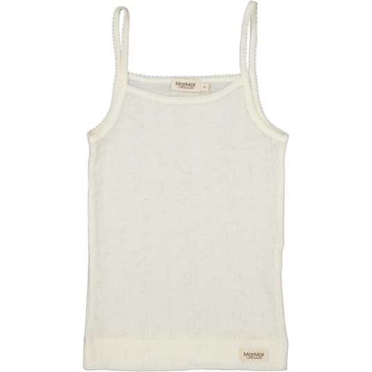 MarMar Wool Pointelle Natural Undertrøje 2 år/92