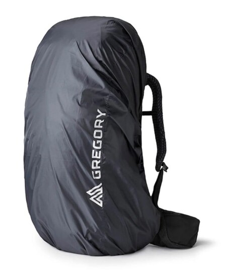 Gregory Raincover 50l-80l Obsidian Black L
