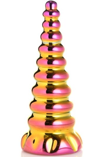 Twilight Rainbow Glass Dildo 16 cm