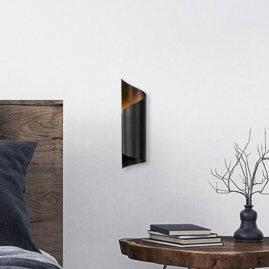 Opviq Vegglampe Sivani MR-838 indirekte høyde 35cm svart Opviq Vegglampe Sivani MR-838 indirekte høyde 35cm svart