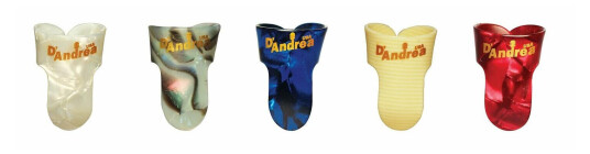 D'Andrea Finger Picks Deluxe Colors Assorted Pick Kit 72 Pcs