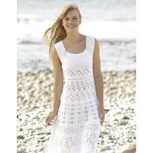 Mallorca by DROPS Design Kjole Strikkeoppskrift str . S XXXL Small