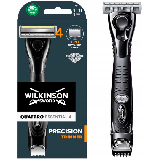 Wilkinson Titanium Razor Quattro Essential 4 Precision Trimmer Wilkinson Titanium Razor Quattro Essential 4 Precision Trimmer