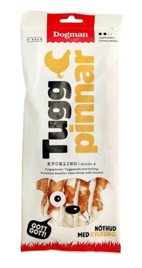 Dogman Tyggepinner Med Kylling 5-Pack