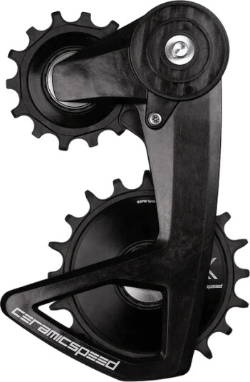 Ceramicspeed OSPW ALPHA trinsehjul sett for Shimano GRX/XTR/XT 12S Di2 sort