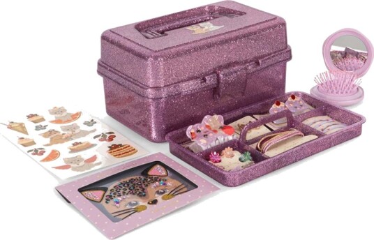 Konges Sløjd Glam Me Up Stylingkoffert, Amour Pink Konges Sløjd Glam Me Up Stylingkoffert, Amour Pink