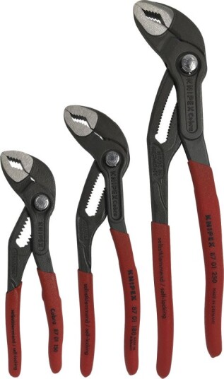 Knipex Cobra vannpumpetangsett 87 01 150/180/250