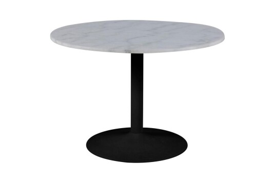 Other Brand Stabby Spisegruppe Rund 110 Cm + 4 Spisestoler   Svart/Hvit/Beige