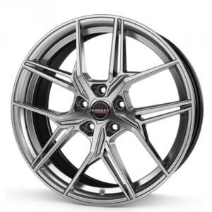 BORBET QX Hyper Black Silver 8.5x20 5/110 ET31 B65.1
