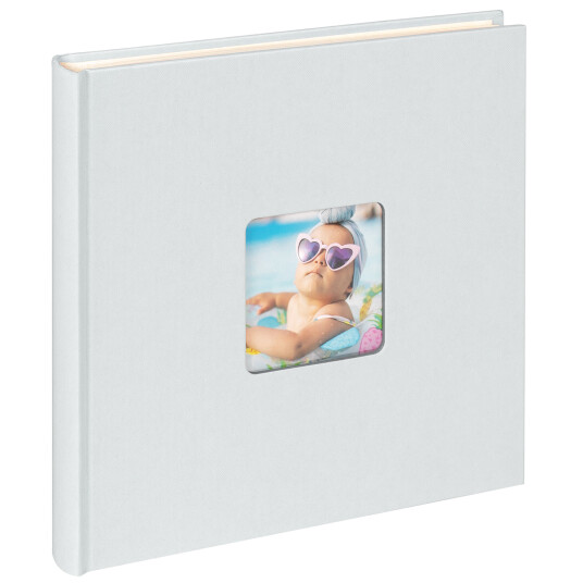 Walther Fun Babyalbum Blå - 26x25 Cm (40 Hvite Sider/20 Ark)