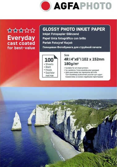 AgfaPhoto Fotopapir 10x15 cm Glossy 100 ark