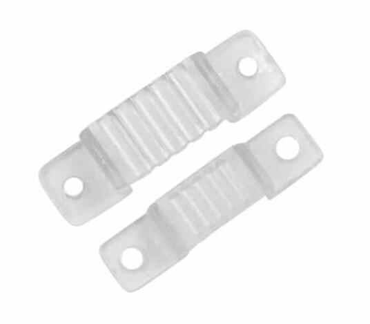LED Strip Festeklips Hard Plast 20 STK m/Skrue LED Strip Festeklips Hard Plast 20 STK m/Skrue