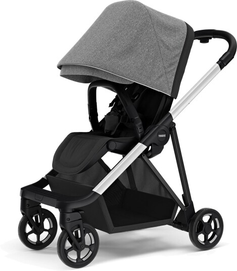 Thule Sportsvogn Shine Grey Melange/Aluminum