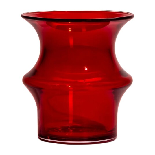 Kosta Boda Pagod vase 16,7 cm Rød Kosta Boda Pagod vase 16,7 cm Rød