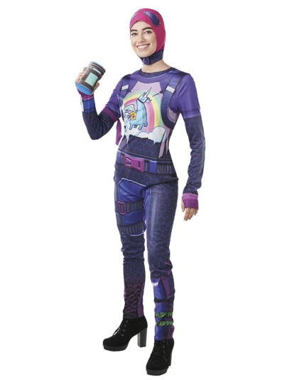 Rubies Uk Fortnite Brite Bomber Kostyme Til Voksne