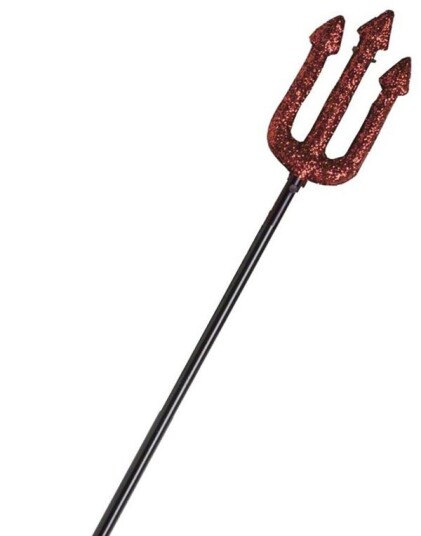 Liten Glitrende Djevelgaffel 58 cm Liten Glitrende Djevelgaffel 58 cm