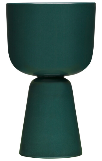 iittala Nappula krukke Ø15 cm h26 cm mørkegrønn iittala Nappula krukke Ø15 cm h26 cm mørkegrønn