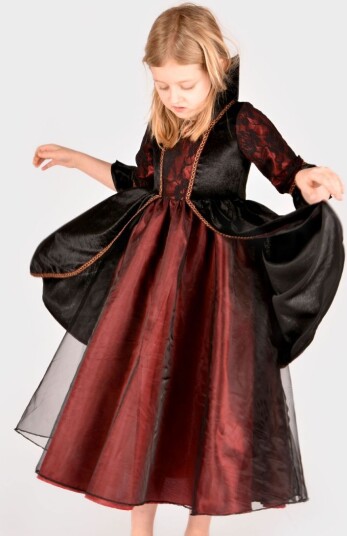 Den Goda Fen Kostymer Vampyrkjole Rød/Svart Den Goda Fen 4-6 år (104-116) Kostymer F77650-NC Den Goda Fen Kostymer Vampyrkjole Rød/Svart Den Goda Fen 4-6 år (104-116) Kostymer F77650-NC