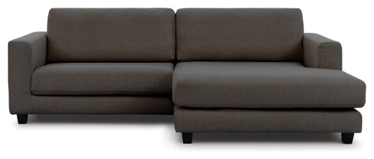 Juvila BILBAO Sofa m. bred sjeselong XL høyre, Antrasitt Unoliving