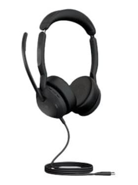 Jabra Evolve2 50 MS Stereo Svart Jabra Evolve2 50 MS Stereo Svart