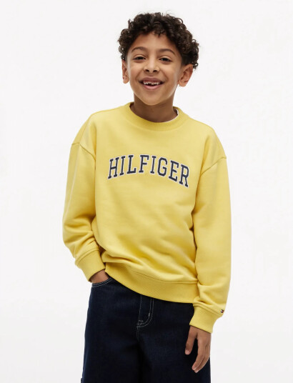 Tommy Hilfiger Hilfiger Varsity Sweatshirt Yellow 122 Tommy Hilfiger Hilfiger Varsity Sweatshirt Yellow 122