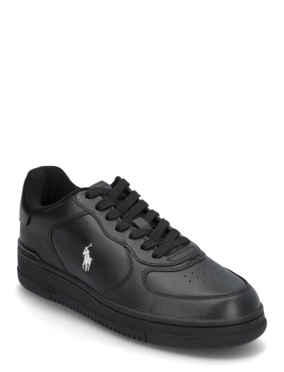 Polo Ralph Lauren Masters Court Leather Sneaker Black 47