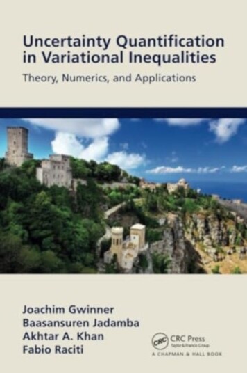 Uncertainty Quantification in Variational Inequalities Theory, Numerics, and Applications