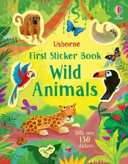 First Sticker Book Wild Animals Av Holly Bathie