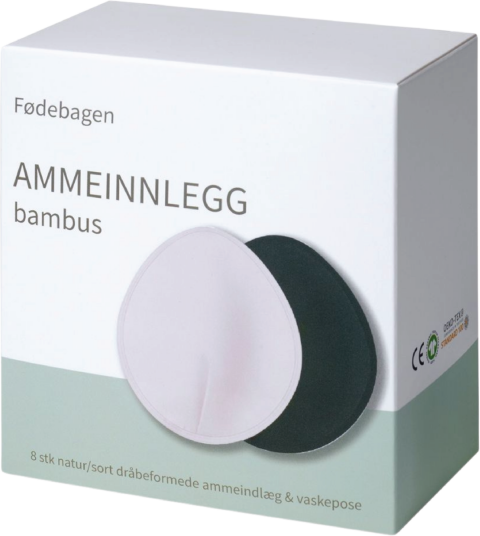 Fødebagen Ammeinnlegg I Bambus Dråpe 8 Stk.