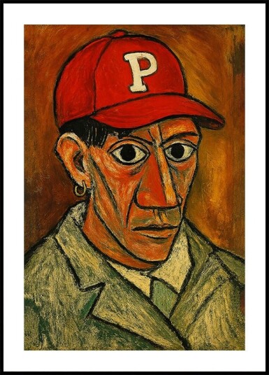 Red Cap Gaze Plakat Plakat / 70x100cm