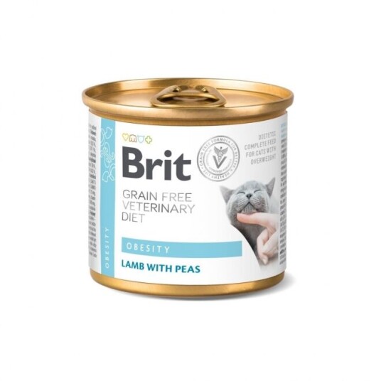 Brit Veterinary Diet Cat Obesity Grain Free 200 G