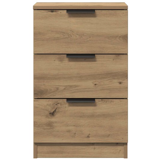 Nattbord 2 stk artisan eik 40x36x65 cm konstruert tre 8721158442444