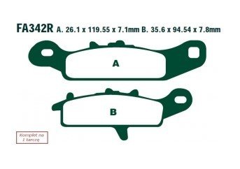 Bremseklosser EBC Brakes FA342R